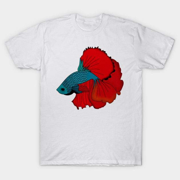 Siamese fighting fish Colorful betta fish Graphic T-Shirt by logiamerch