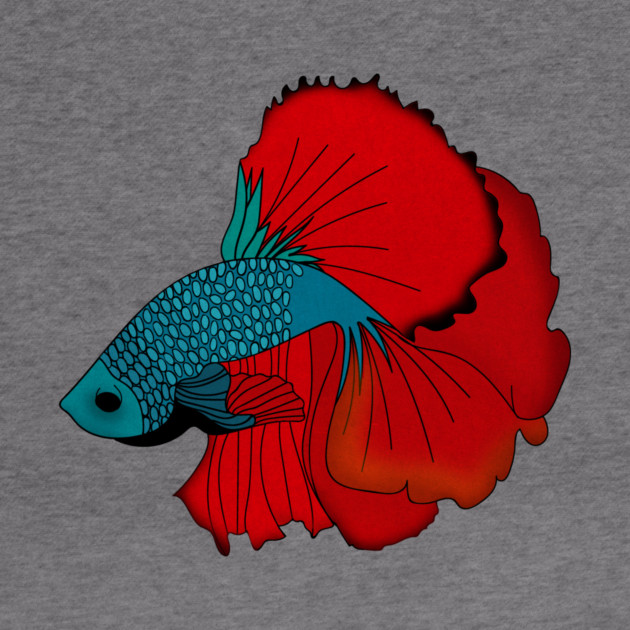 Siamese fighting fish Colorful betta fish Graphic by logiamerch