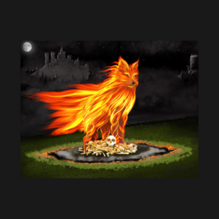 Fiery Nix Wolf T-Shirt