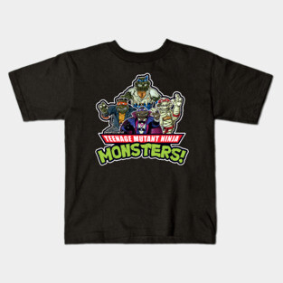 Teenage Mutant Ninja MONSTERS! Kids T-Shirt