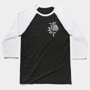 White Rose Baseball T-Shirt