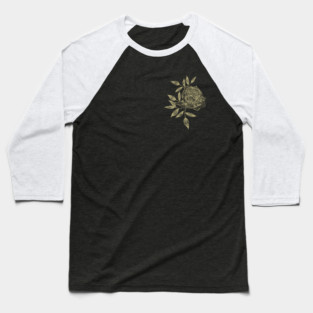 Gold Rose Baseball T-Shirt