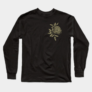 Gold Rose Long Sleeve T-Shirt