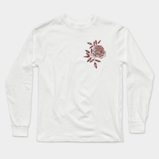 Red Rose Long Sleeve T-Shirt