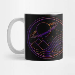 Geometric Landscape Space V4 Mug