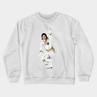 Power Rangers Wild Force White Crewneck Sweatshirt