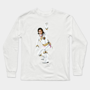 Power Rangers Wild Force White Long Sleeve T-Shirt