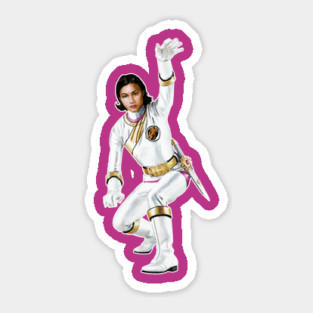 Power Rangers Wild Force White Sticker