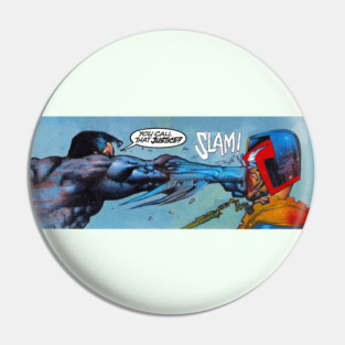 GAZE INTO THE FIST OF WAYNE! Comic Panel Pin