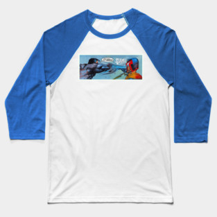 GAZE INTO THE FIST OF WAYNE! Comic Panel Baseball T-Shirt