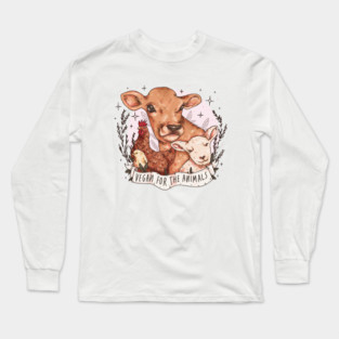 Vegan For The Animals Long Sleeve T-Shirt