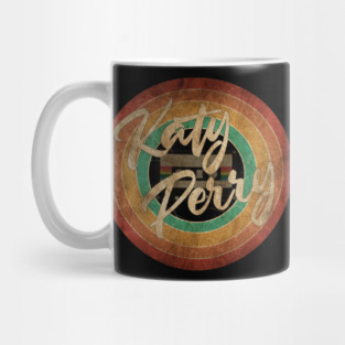 Katy Perry Vintage Circle Art Mug