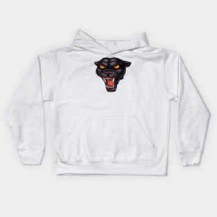 Rowdy Panther Head Kids Hoodie