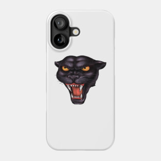 Rowdy Panther Head Phone Case