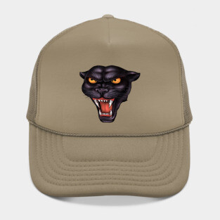 Rowdy Panther Head Hat