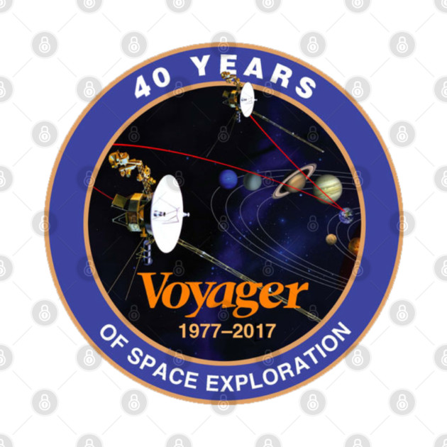 Voyager 40th Anniversary Logo by Spacestuffplus