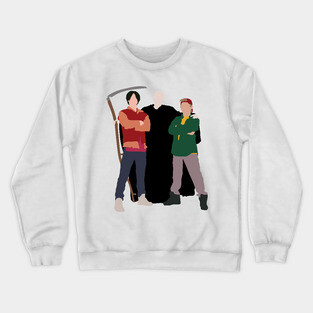 Bill, Ted, and Death Crewneck Sweatshirt