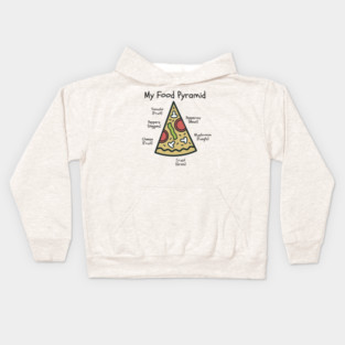 My Food Pyramid Kids Hoodie