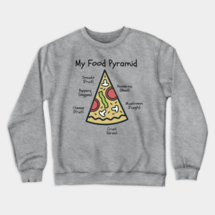 My Food Pyramid Crewneck Sweatshirt