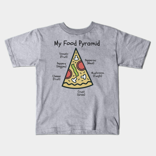 My Food Pyramid Kids T-Shirt by Litehouse Tees