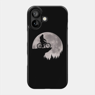 Bigfoot Riding Bike Phone Case