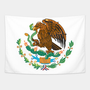 Mexican Flag - Bandera de mexico Tapestry