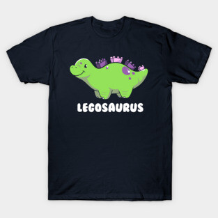 Legosaurus Dinosaur Kids by Tobe Fonseca T-Shirt