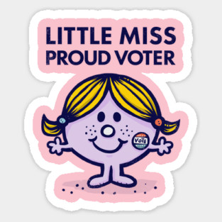 Little Miss Proud Voter Magnet
