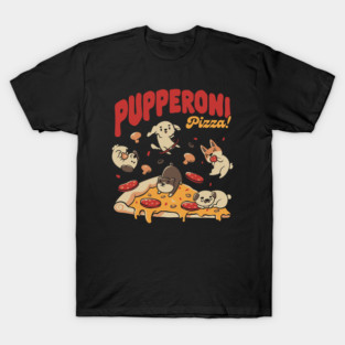 Pupperoni Puzzia Dogs Puppies Italy by Tobe Fonseca T-Shirt