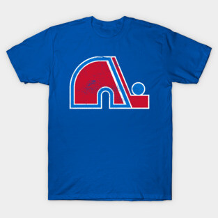 Quebec Nordiques  -- 90s Hockey Team T-Shirt