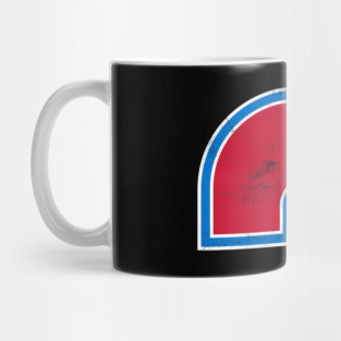 Quebec Nordiques  -- 90s Hockey Team Mug