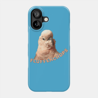 Moluccan Cockatoo Parrot Fluffenchops Phone Case