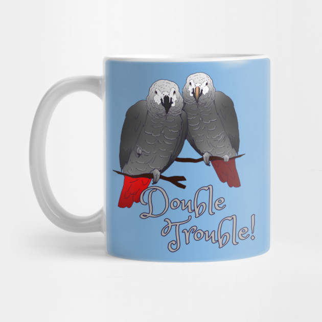 Congo and Timneh African Grey Parrot DoubleTrouble by Einstein Parrot