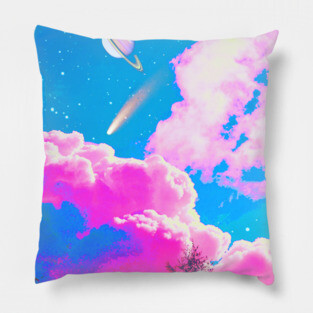 Dreamwave Cloud Saturn Comet Pillow