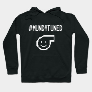 #MundyTuned Turbo White Logo Hoodie