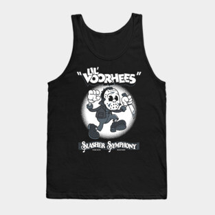Lil' Slasher Creepy Cute Horror - Vintage Cartoon Rubberhose Slasher Tank Top