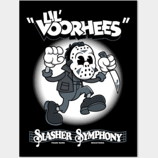 Lil' Slasher Creepy Cute Horror - Vintage Cartoon Rubberhose Slasher Posters and Art