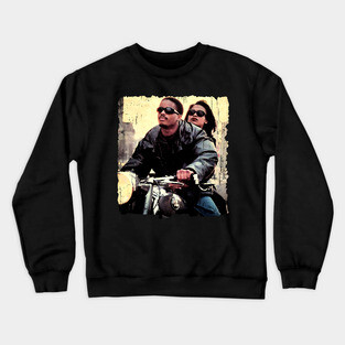 Vintage love jones art drawing (vintage) henryshifter Crewneck Sweatshirt