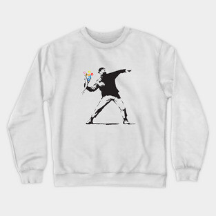 Crypto Throw Crewneck Sweatshirt