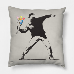 Crypto Throw Pillow