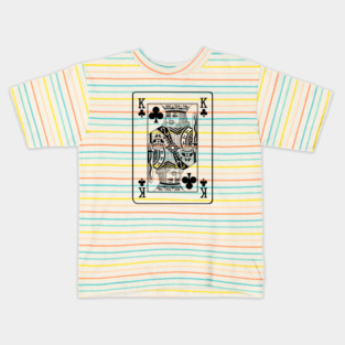 King of Clubs black version Kids T-Shirt