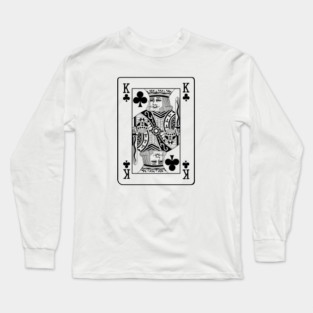 King of Clubs black version Long Sleeve T-Shirt