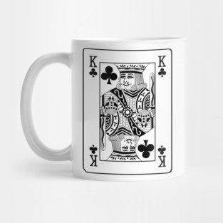 King of Clubs black version Mug