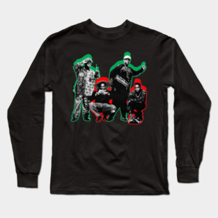 A Tribe Called Quest || Vintage Halftone Style || Fan Art Design| Long Sleeve T-Shirt