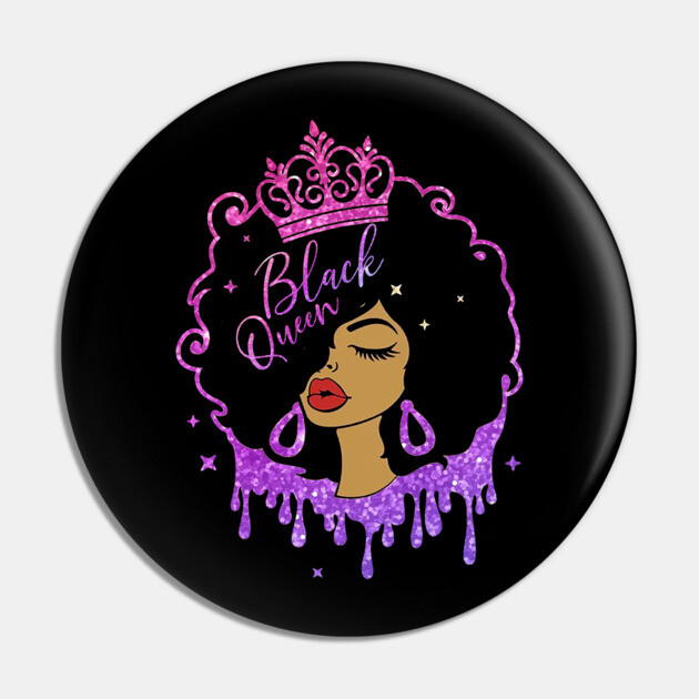 Black Queen, Black Girl Magic, Black Queen, Black Lives Matter Pin by UrbanLifeApparel