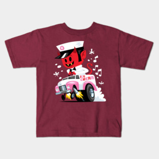 Ice Cream Man Hot Rod Kids T-Shirt