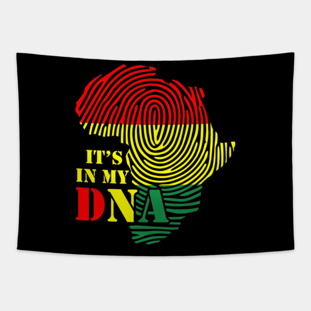 It's in my DNA, Black History, Africa, Black Lives Matter Tapestry by UrbanLifeApparel