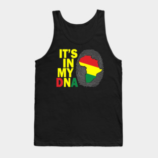 It's in my DNA, Black History, African, Black Lives Matter Tank Top