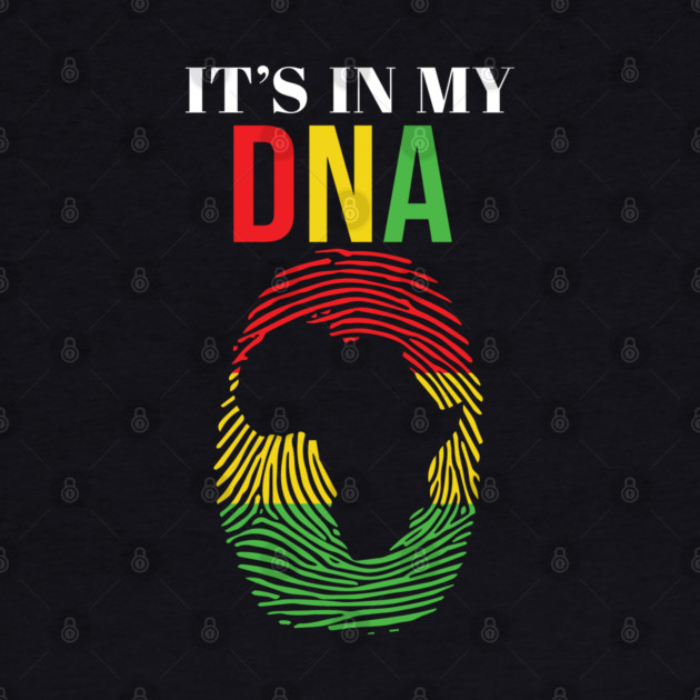 It's in my DNA, Black History, Fingerprint, African, Black Lives Matter by UrbanLifeApparel