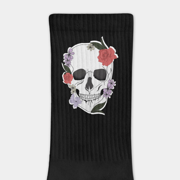 Skull floral Rose Vintage Day of the Dead by logiamerch
